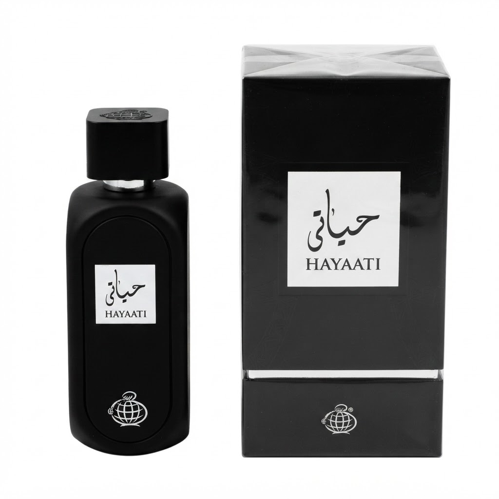 ادکلن د پرفیوم حیاتی مشکی فرگرانس ورد ۱۰۰ میل